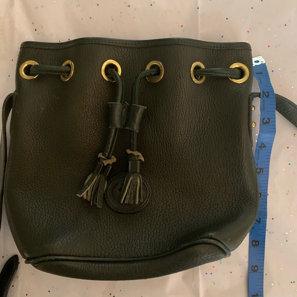 Dooney & Bourke All-Weather Leather Drawstring Bag